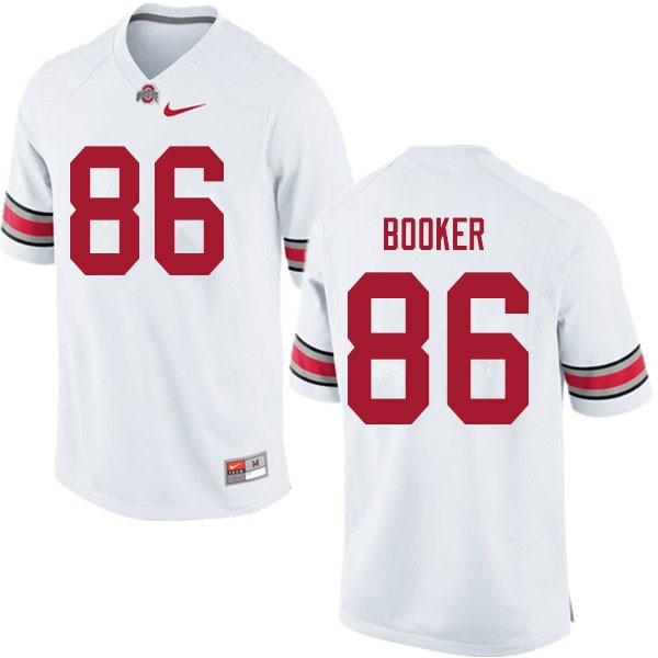 Ohio State Buckeyes #86 Chris Booker Men College Jersey White OSU99161